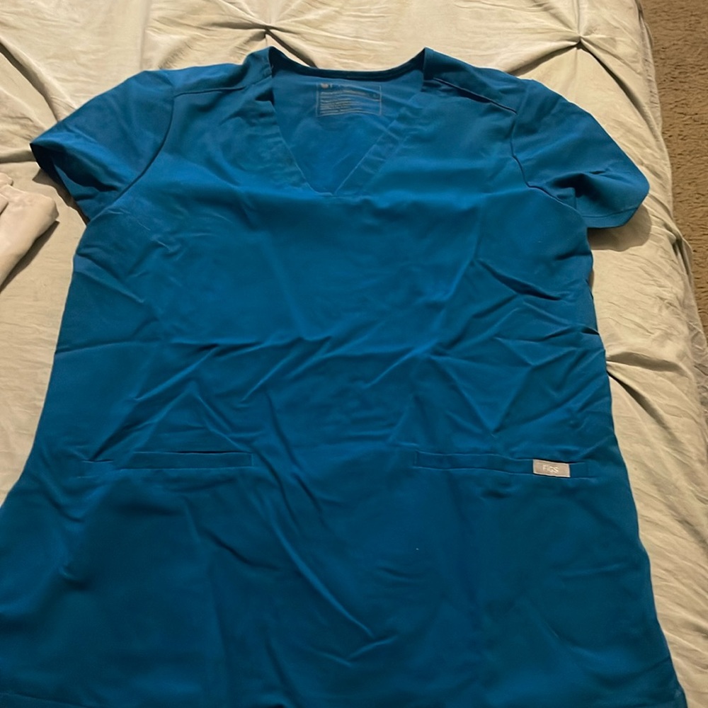 Figs alps blue scrubs